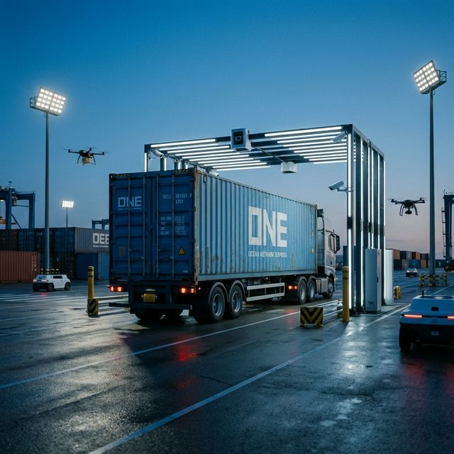 AI Container Diagnostic at Port Gate